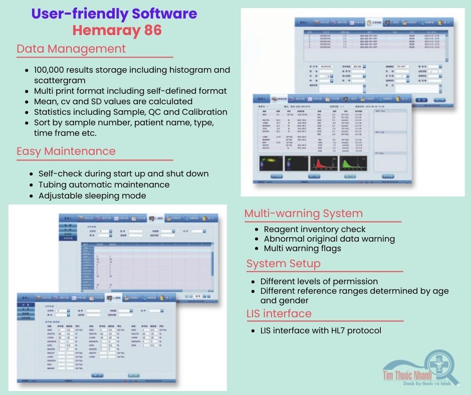 TTN-Hemaray 86 software
